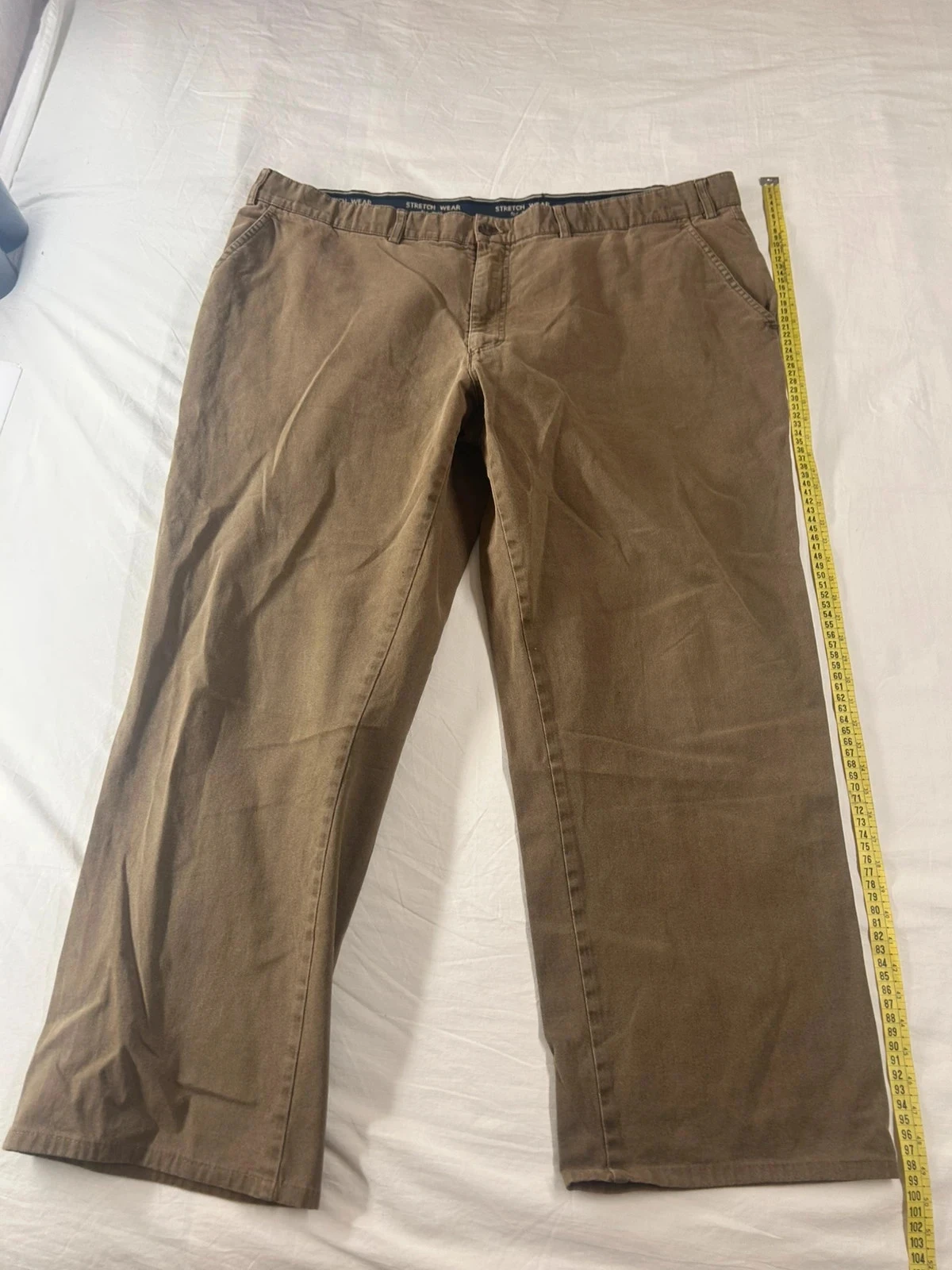 Beige brown straight cut Clay Cliffton jeans – photo 2